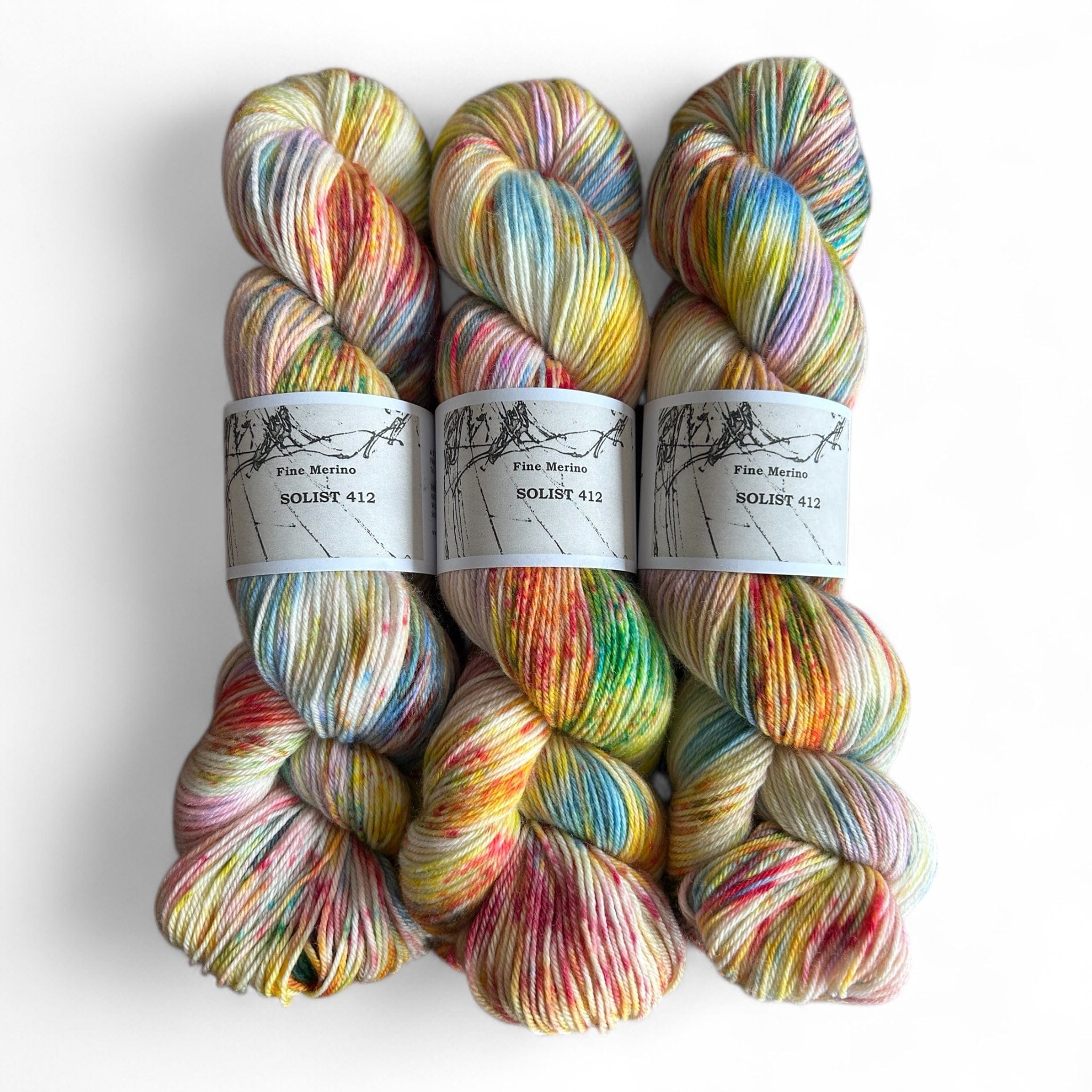 Atelier Franziska Uhl Atelier Franziska Uhl Fine Merino Sock „SOLISTEN“ Solist 412
