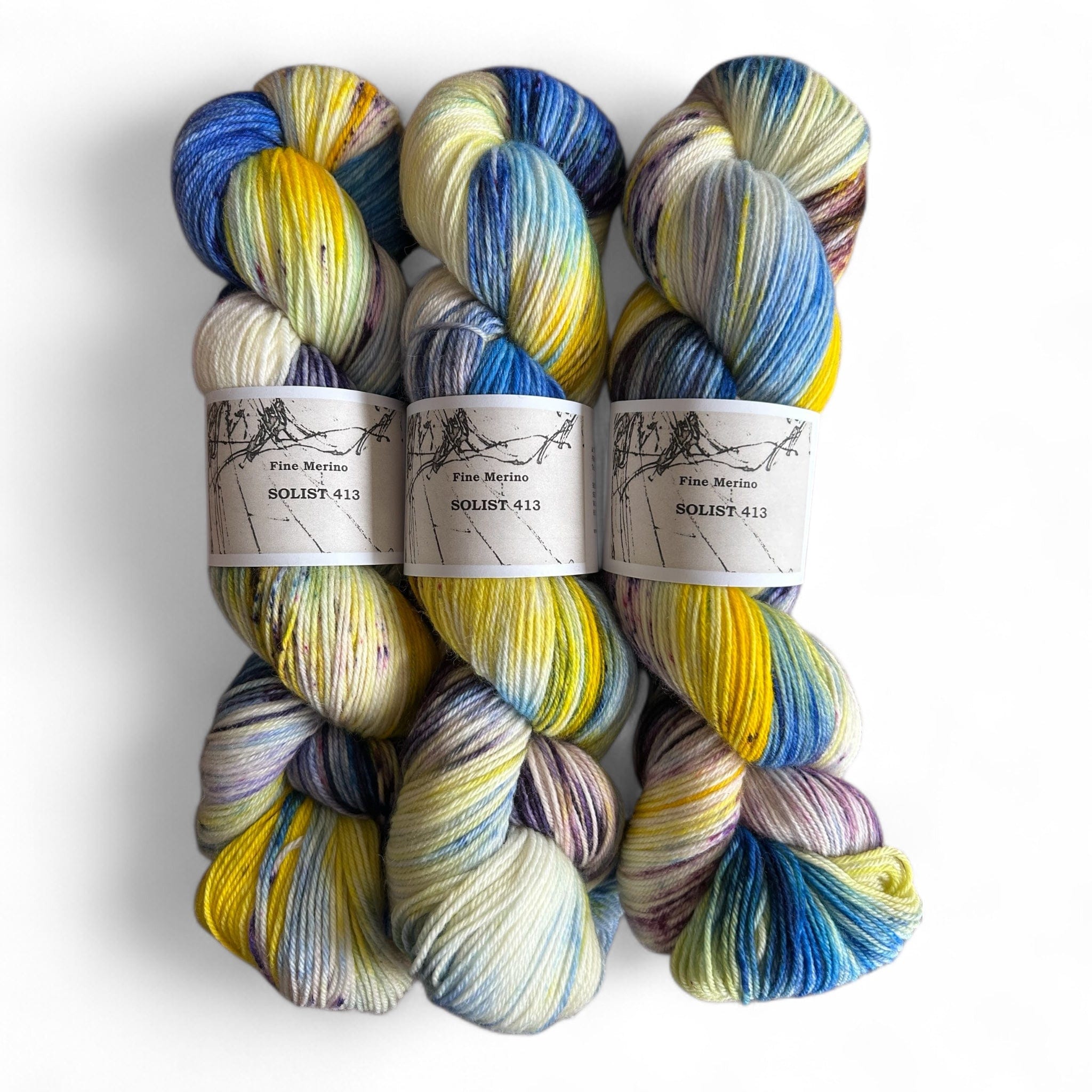 Atelier Franziska Uhl Atelier Franziska Uhl Fine Merino Sock „SOLISTEN“ Solist 413