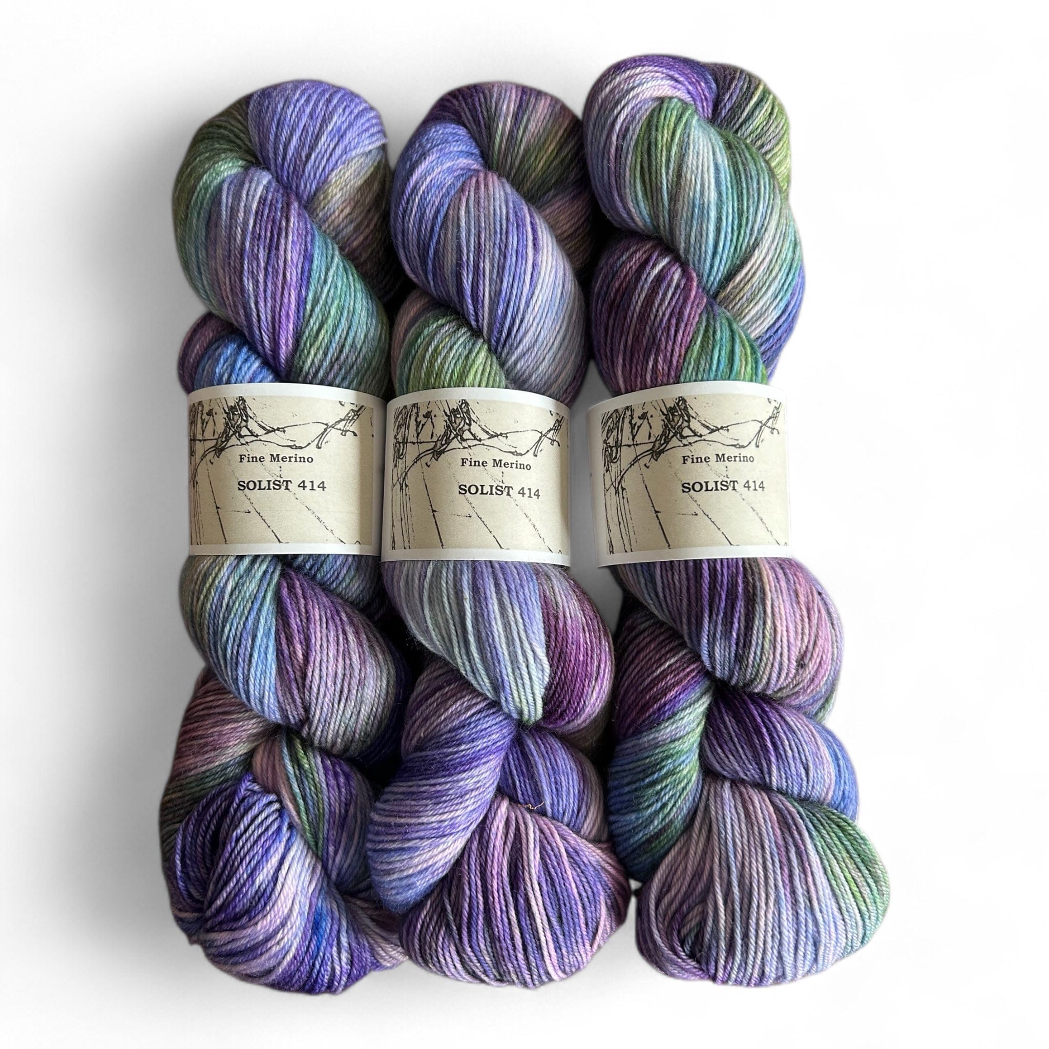 Atelier Franziska Uhl Atelier Franziska Uhl Fine Merino Sock „SOLISTEN“ Solist 414