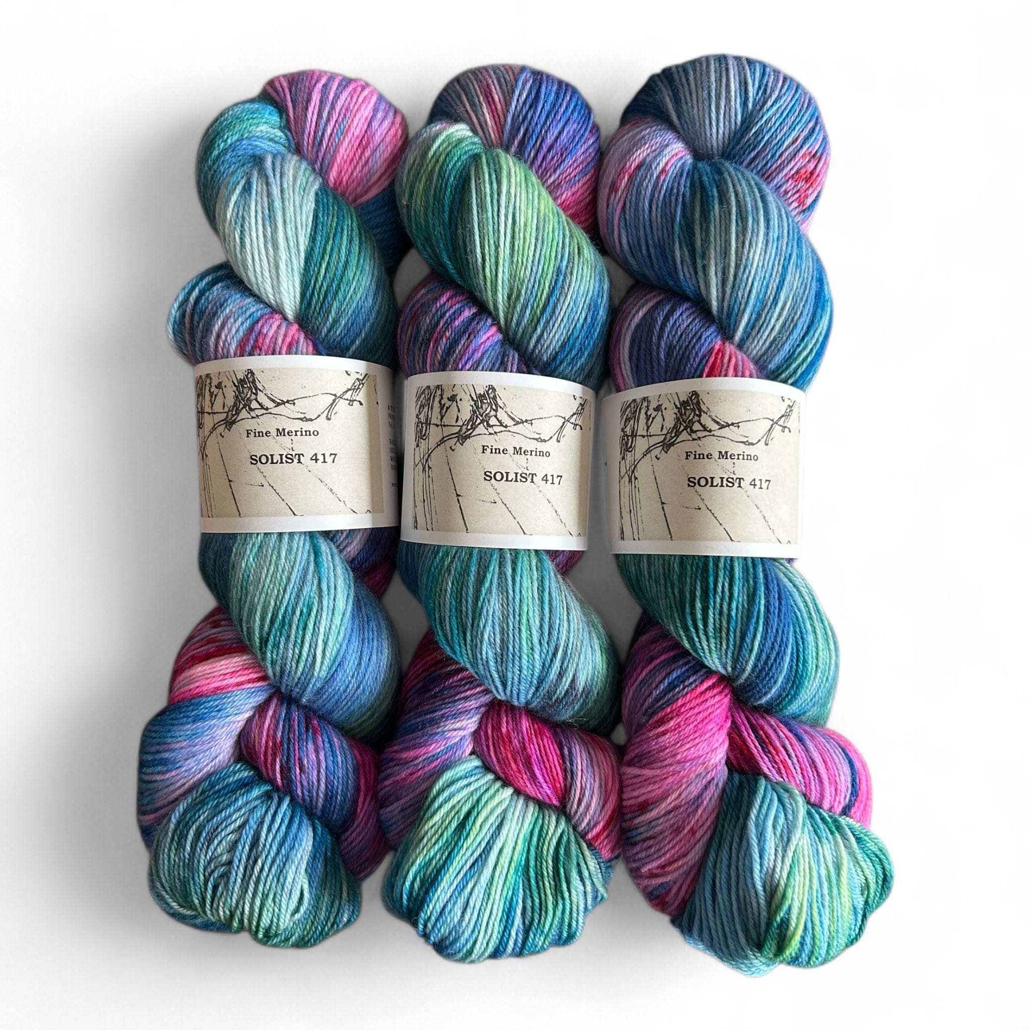 Atelier Franziska Uhl Atelier Franziska Uhl Fine Merino Sock „SOLISTEN“ Solist 417