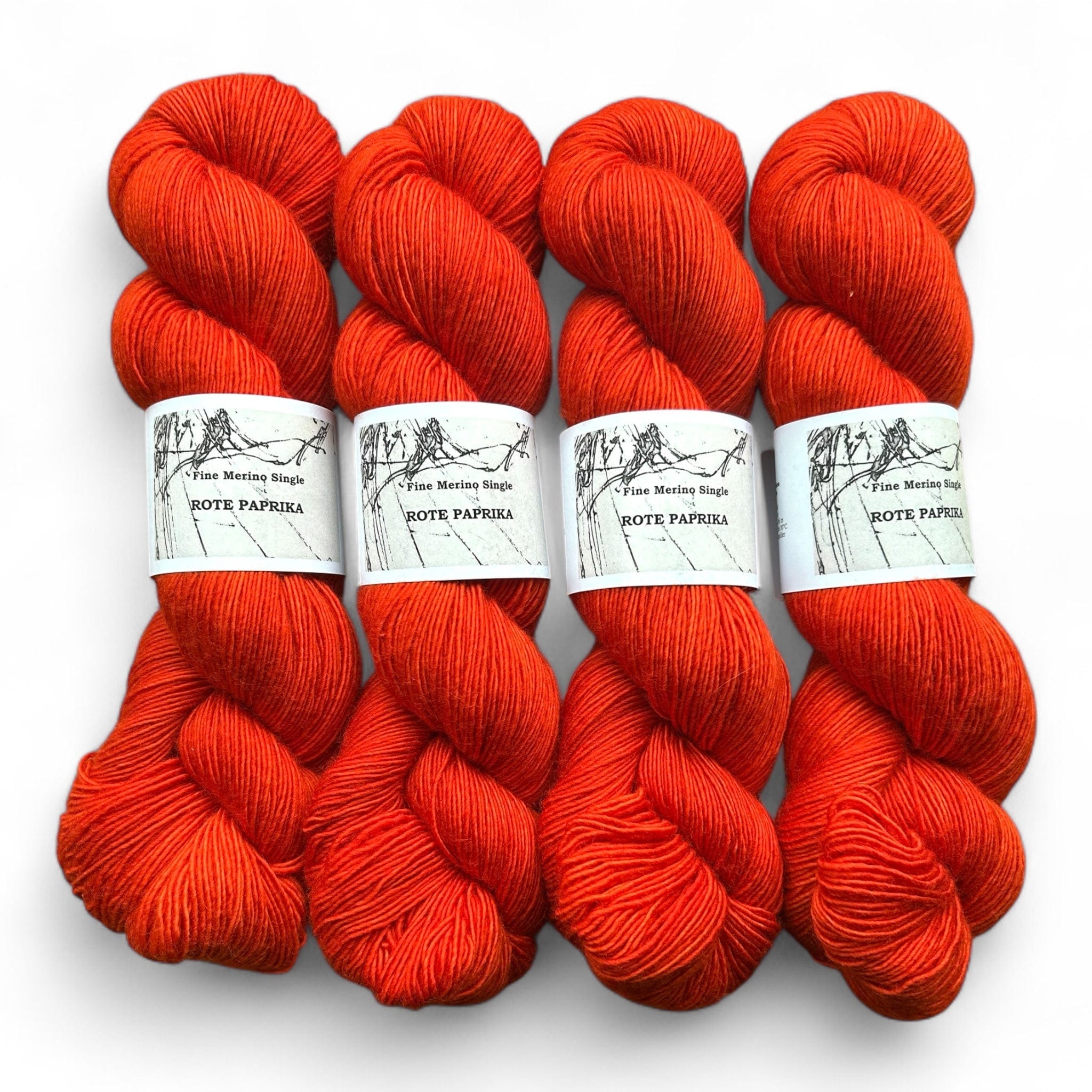 Atelier Franziska Uhl Atelier Franziska Uhl Merino Singles Rote Paprika