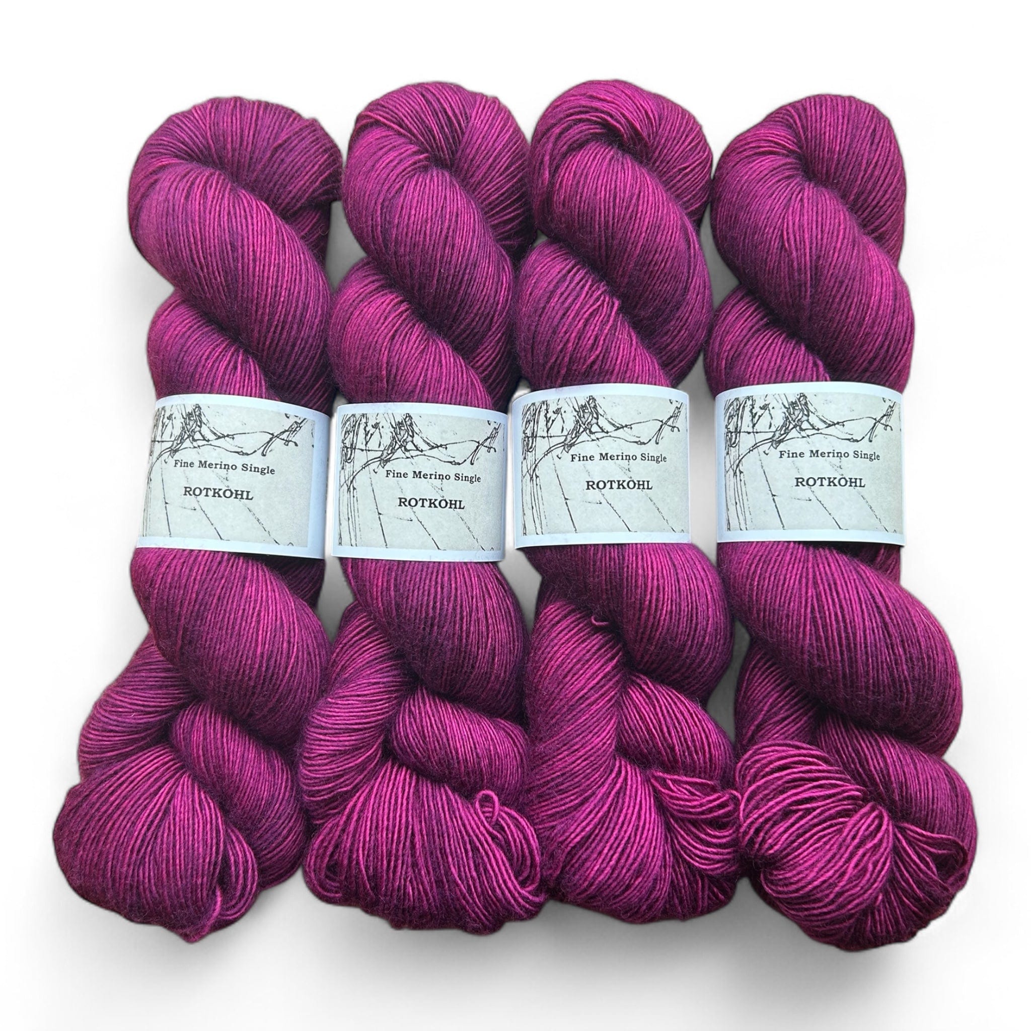 Atelier Franziska Uhl Atelier Franziska Uhl Merino Singles Rotkohl