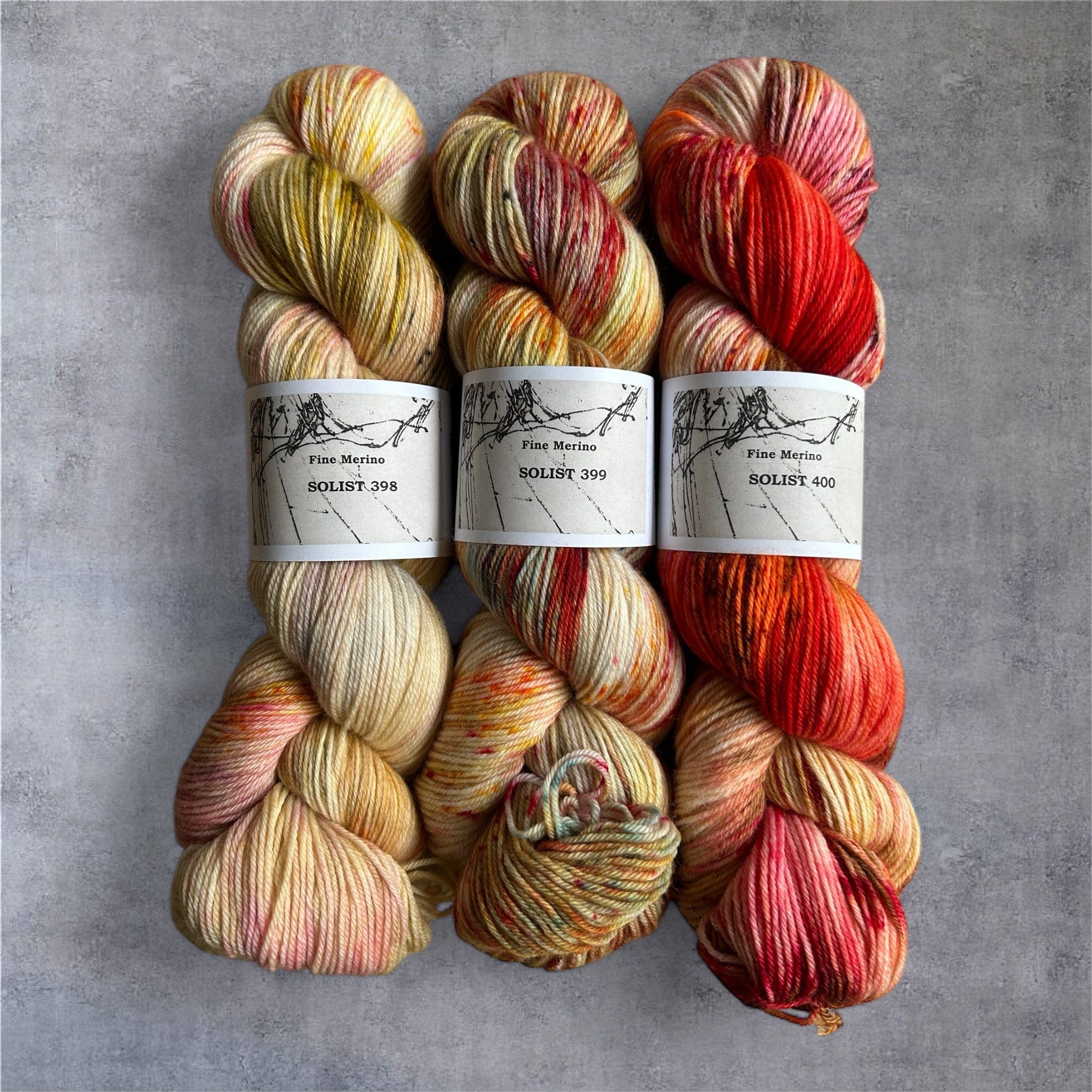 Atelier Franziska Uhl SOMMER IN DER BRETAGNE - Atelier Franziska Uhl Fine Merino Sock SOLISTEN KITS Bretonische Krustentiere