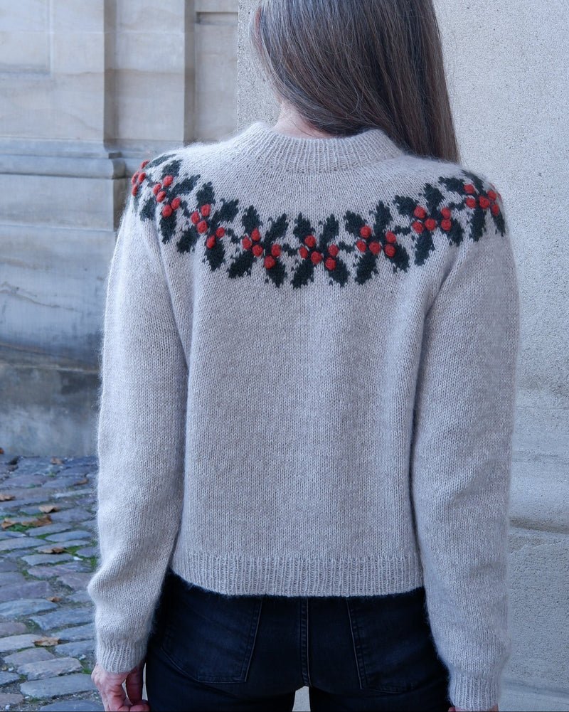 Holly Sweater – Weihnachtspullover mit Fair Isle Strickanleitung