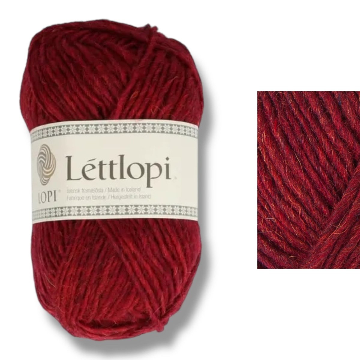 ISTEX LOPI LÉTTLOPI - BONIFAKTUR - 1409 Garnet Red - ISTEX LOPI LÉTTLOPI