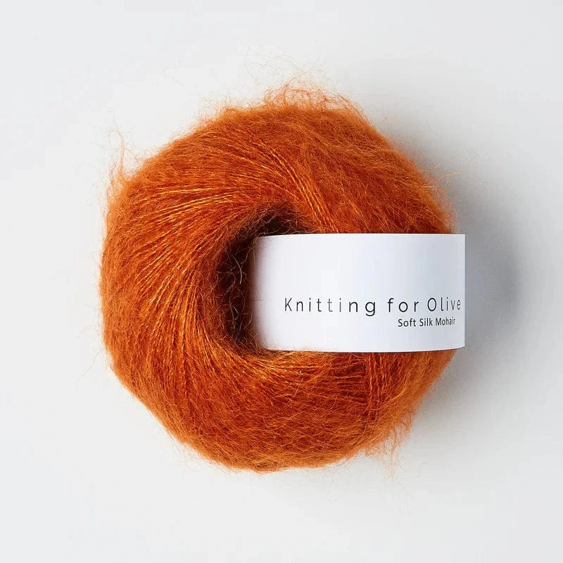 Knitting for Olive Knitting for Olive Soft Silk Mohair Burnt Orange