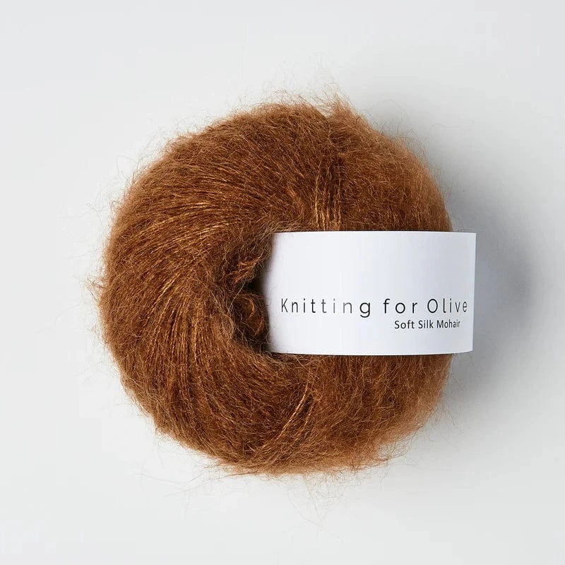Knitting for Olive Knitting for Olive Soft Silk Mohair Dark Cognac