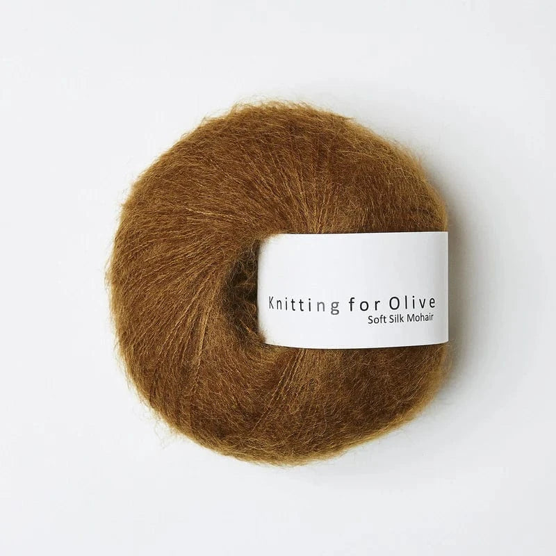 Knitting for Olive Knitting for Olive Soft Silk Mohair Ocher Brown