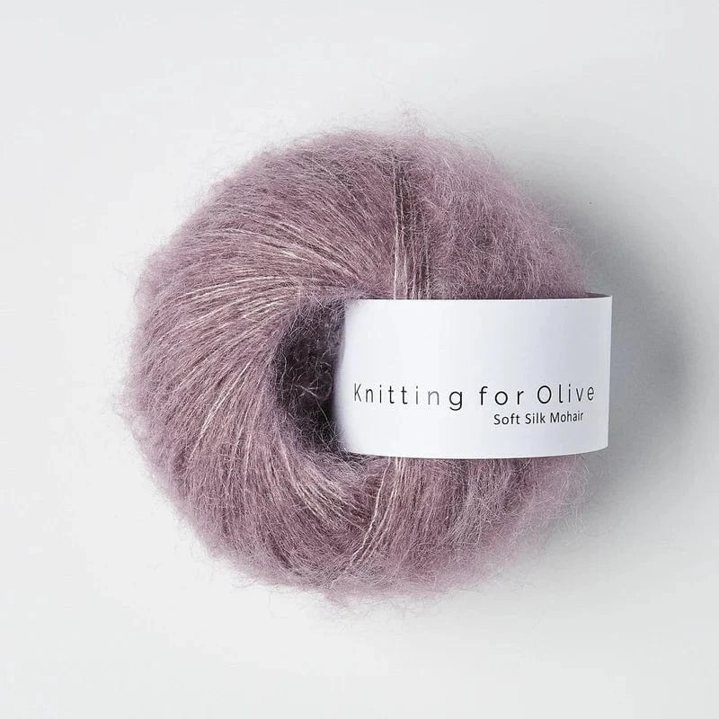 Knitting for Olive Soft Silk Mohair - BONIFAKTUR - Artichoke Purple - Knitting for Olive Soft Silk Mohair