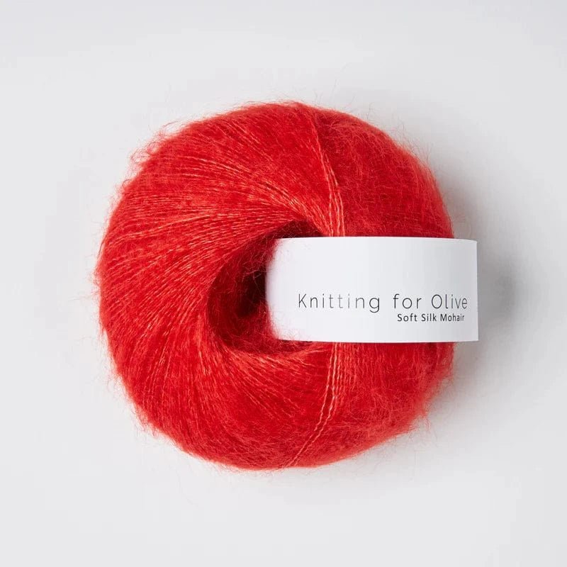 Knitting for Olive Soft Silk Mohair - BONIFAKTUR - Red Currant - Knitting for Olive Knitting for Olive Soft Silk Mohair Red Currant
