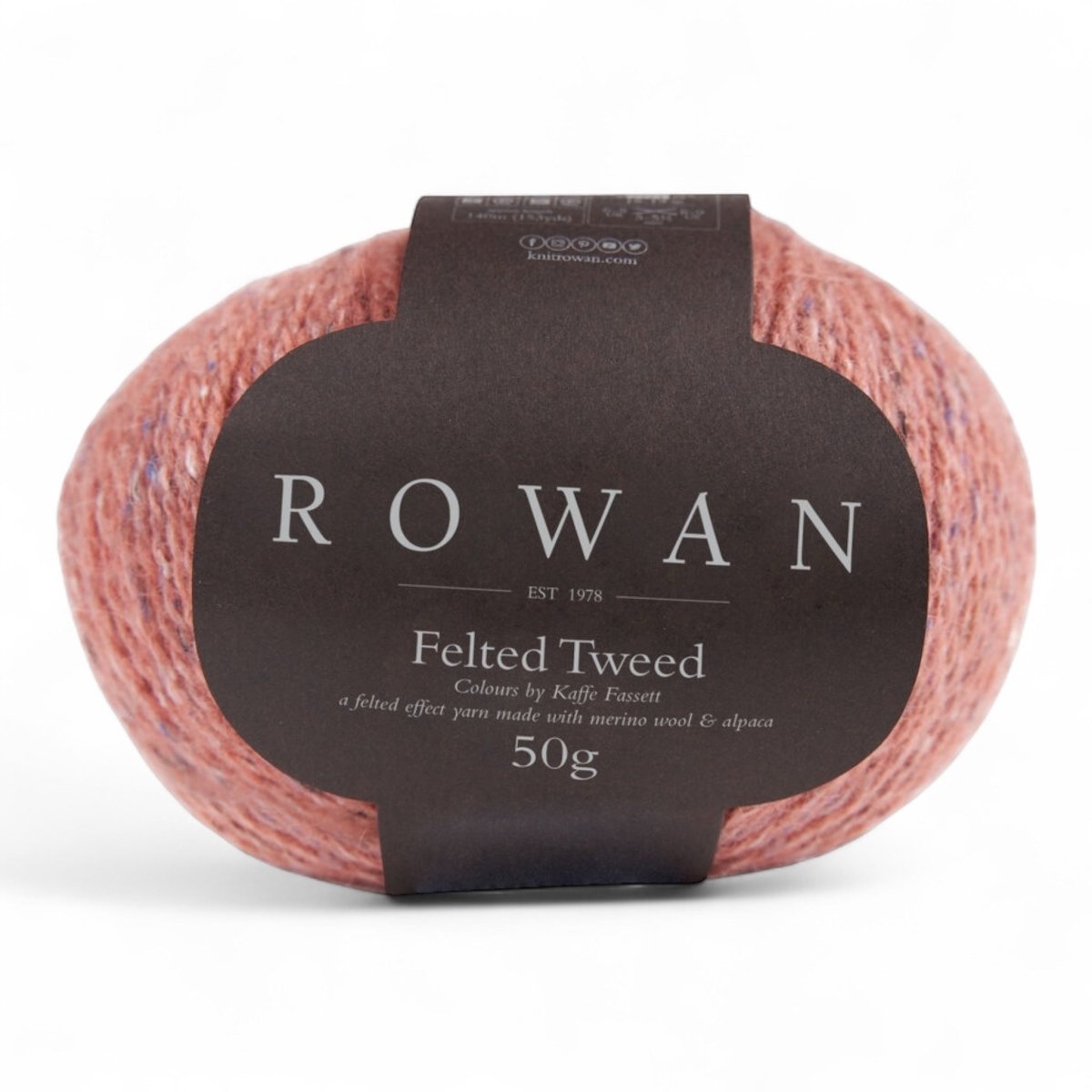 ROWAN FELTED TWEED - BONIFAKTUR - 212 Peach / Kaffe Fassett - ROWAN FELTED TWEED