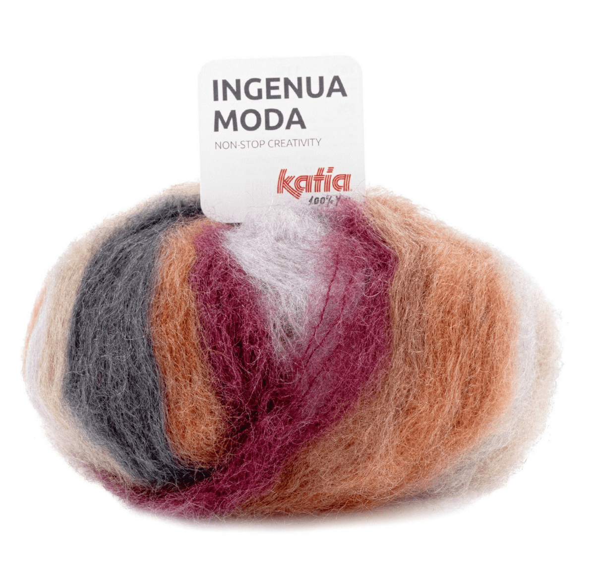 Katia Ingenua Moda - BONIFAKTUR - 107 Rot - Grau - Rostrot - Katia Katia Ingenua Moda 107 Rot - Grau - Rostrot