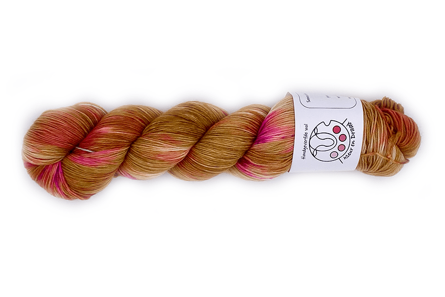 Kleurendraad Kleurendraad Sock Garn Sticky Berry