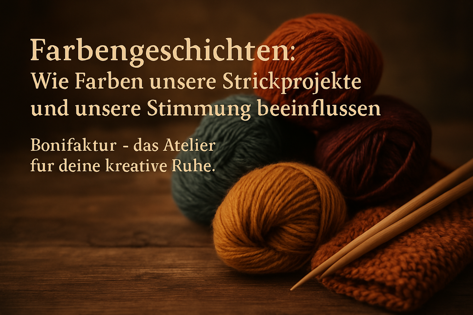 Farbengeschichten: Wie Farben unsere Strickprojekte und unsere Stimmung beeinflussen