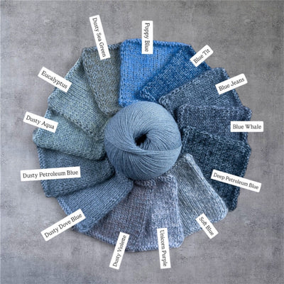 Farbkombinationen Dusty Dove Blue