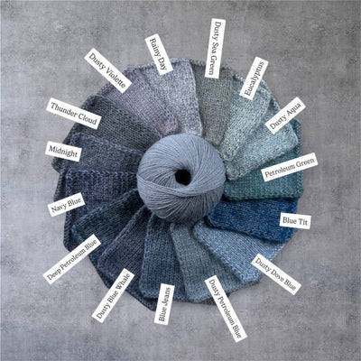 Farbkombinationen Dusty Petroleum Blue