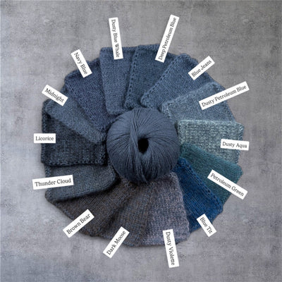 Farbkombinationen Deep Petroleum Blue