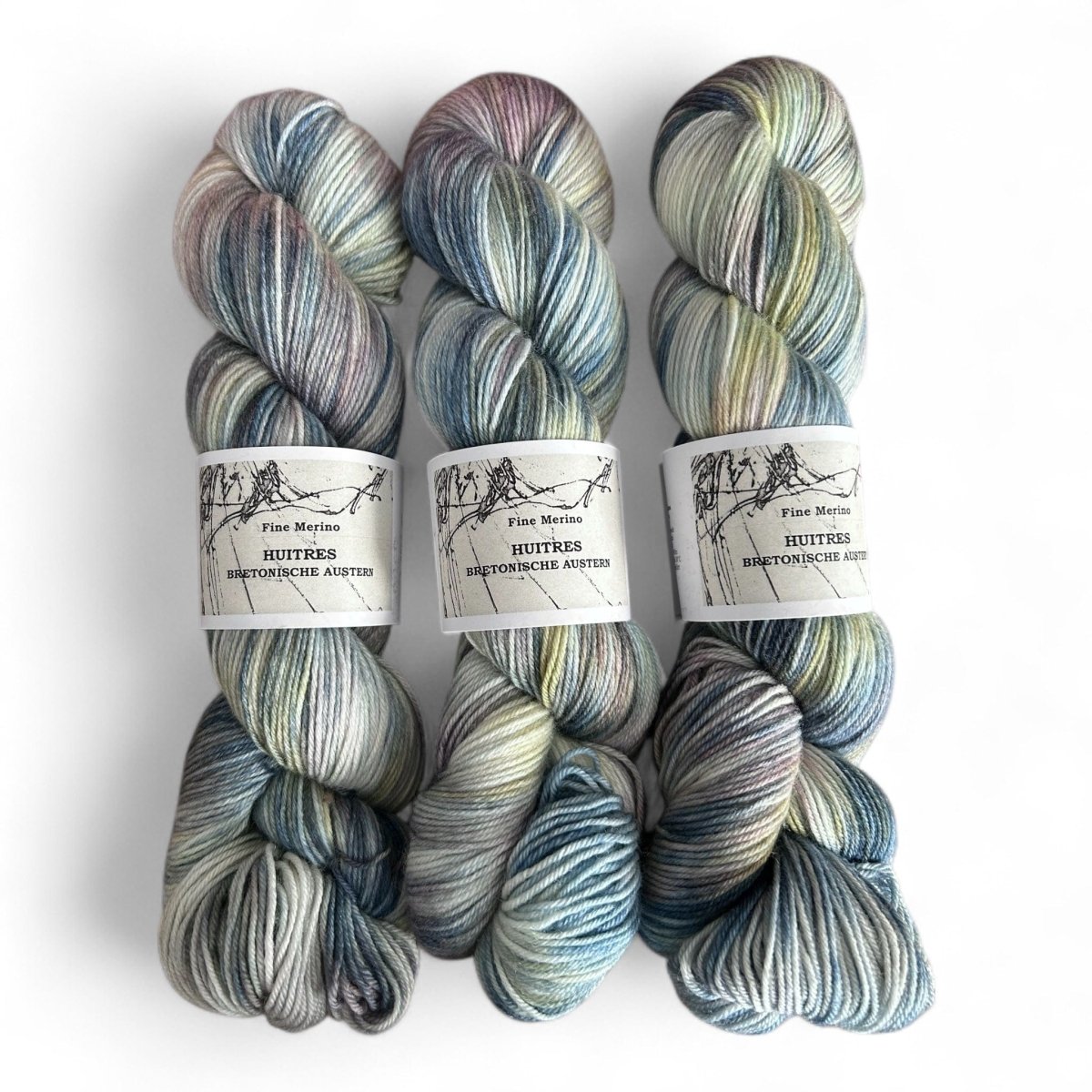 Atelier Franziska Uhl Fine Merino Sock - BONIFAKTUR - Huitres - Bretonische Austern - Atelier Franziska Uhl Fine Merino Sock