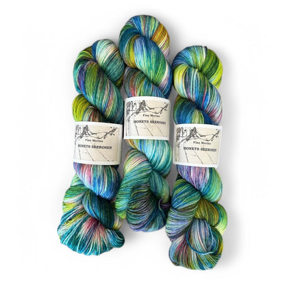 Atelier Franziska Uhl Fine Merino Sock - BONIFAKTUR - Monets Seerosen - Atelier Franziska Uhl Atelier Franziska Uhl Fine Merino Sock Monets Seerosen