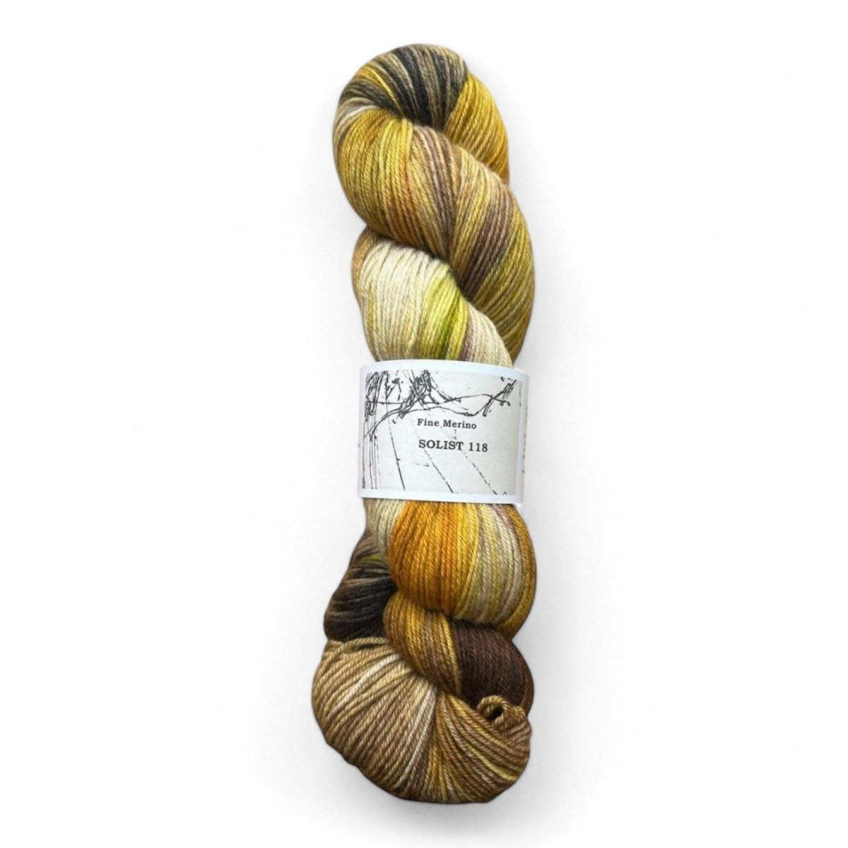 Atelier Franziska Uhl Fine Merino Sock „SOLISTEN“ - BONIFAKTUR - Solist 118 - Atelier Franziska Uhl Atelier Franziska Uhl Fine Merino Sock „SOLISTEN“ Solist 118