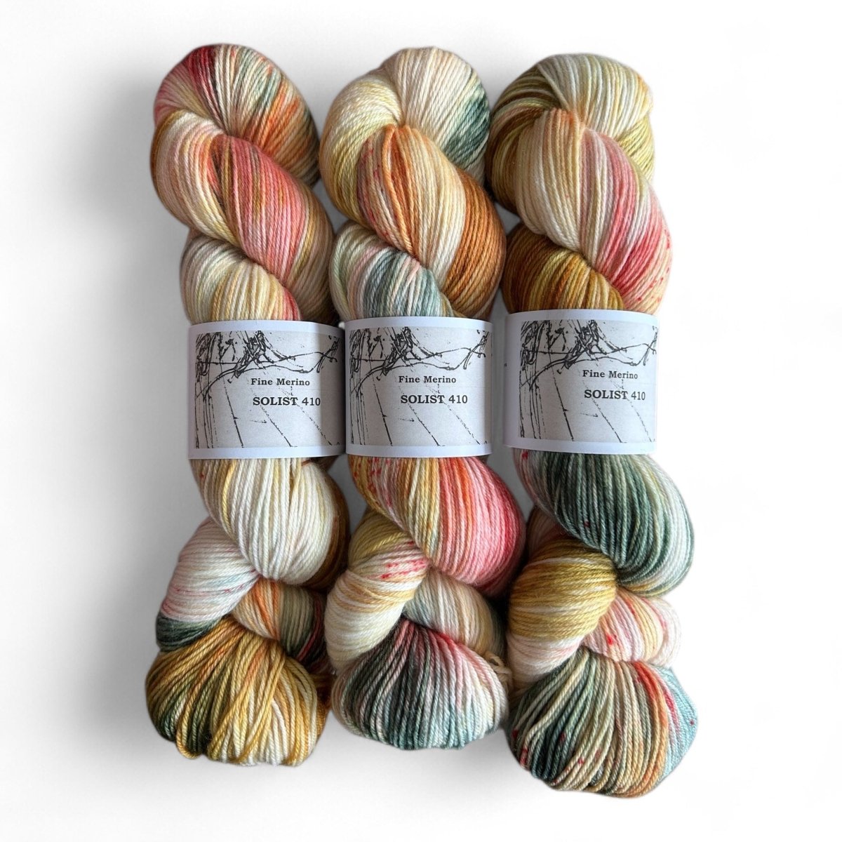 Atelier Franziska Uhl Fine Merino Sock „SOLISTEN“ - BONIFAKTUR - Solist 410 - Atelier Franziska Uhl Atelier Franziska Uhl Fine Merino Sock „SOLISTEN“ Solist 410