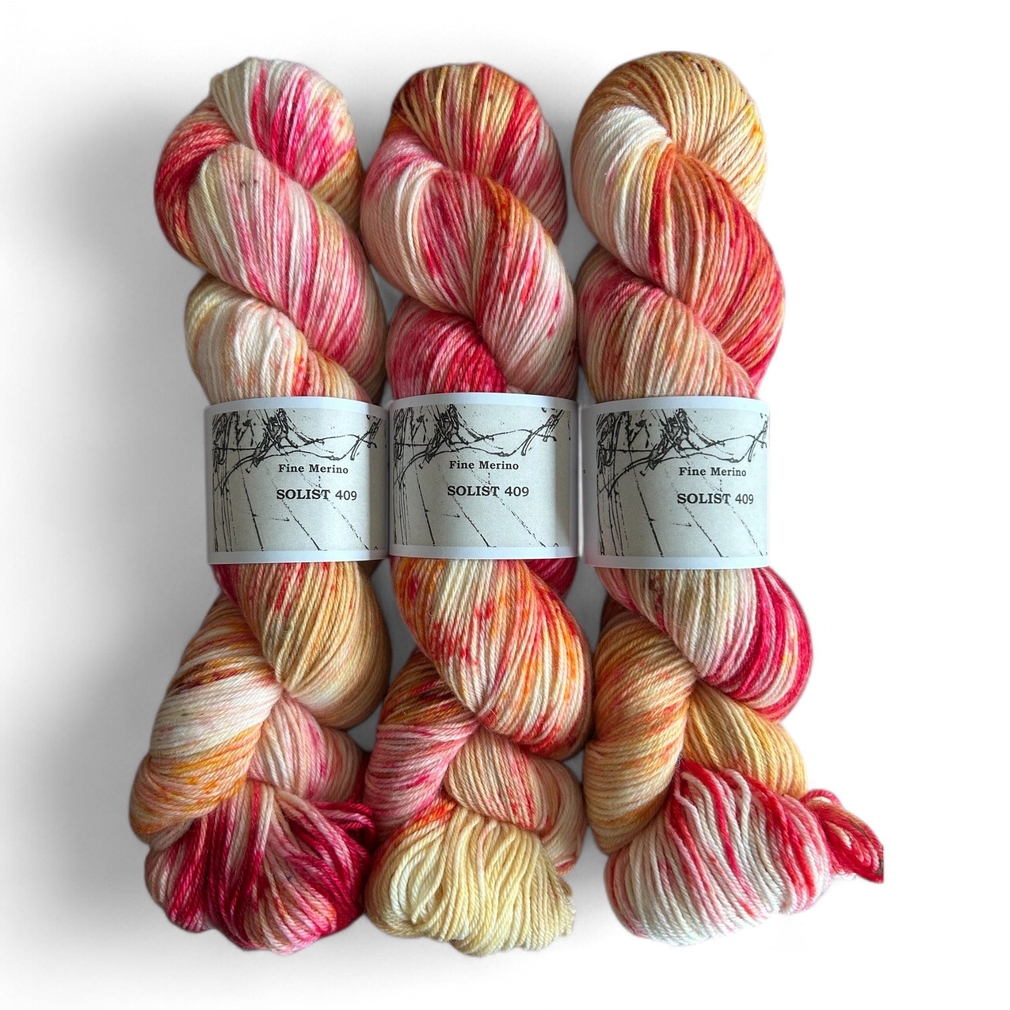 Atelier Franziska Uhl Atelier Franziska Uhl Fine Merino Sock „SOLISTEN“ Solist 409