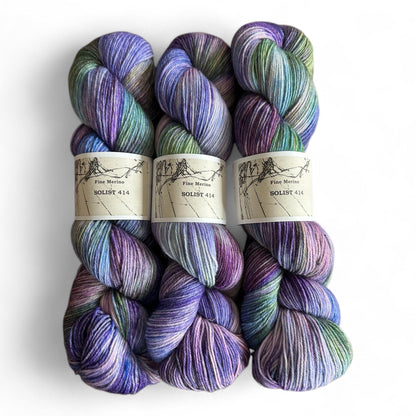 Atelier Franziska Uhl Atelier Franziska Uhl Fine Merino Sock „SOLISTEN“ Solist 414