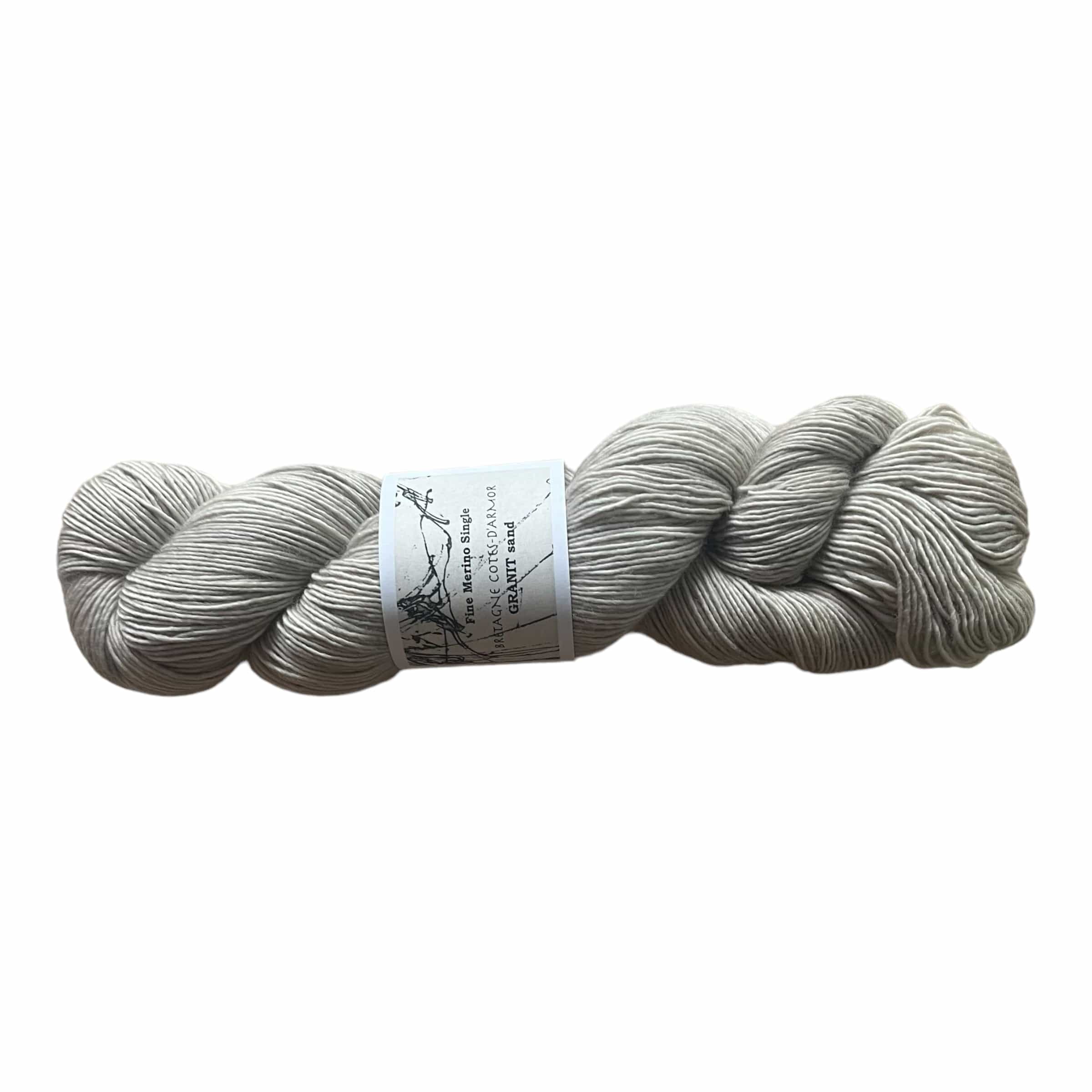 Atelier Franziska Uhl Atelier Franziska Uhl Merino Singles Br - GRANIT sand