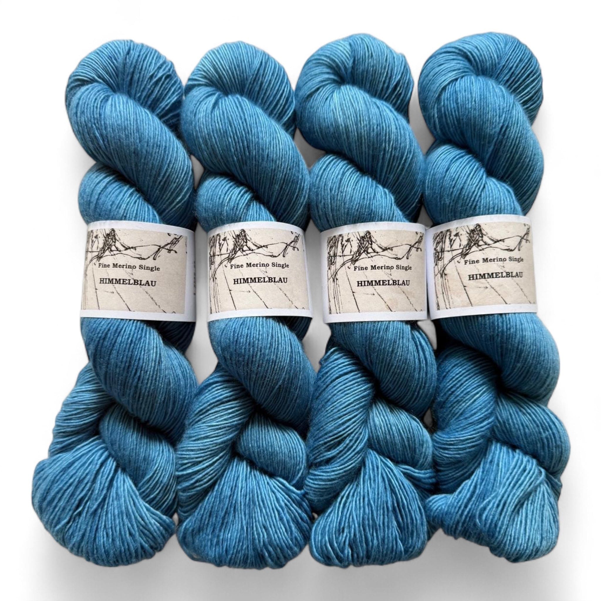 Atelier Franziska Uhl Atelier Franziska Uhl Merino Singles Himmelblau