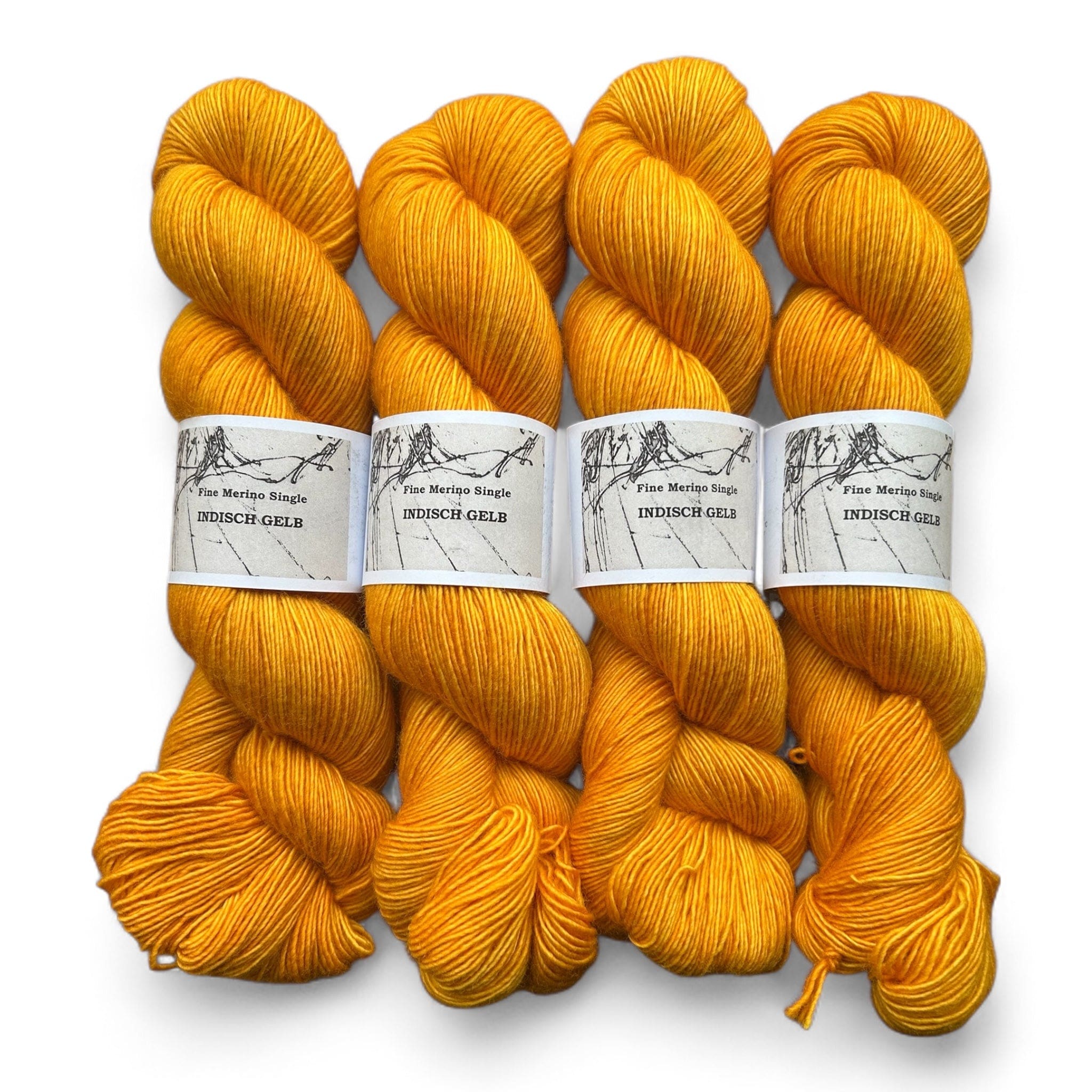 Atelier Franziska Uhl Atelier Franziska Uhl Merino Singles Indisch Gelb