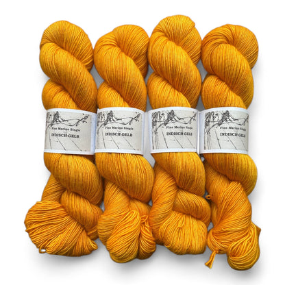 Atelier Franziska Uhl Atelier Franziska Uhl Merino Singles Indisch Gelb