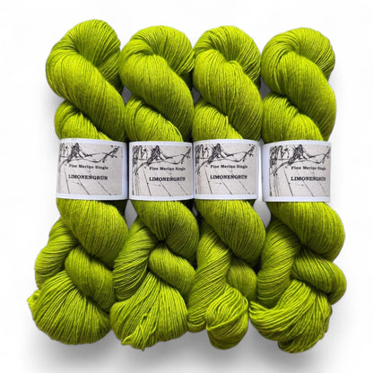 Atelier Franziska Uhl Atelier Franziska Uhl Merino Singles Limonengrün