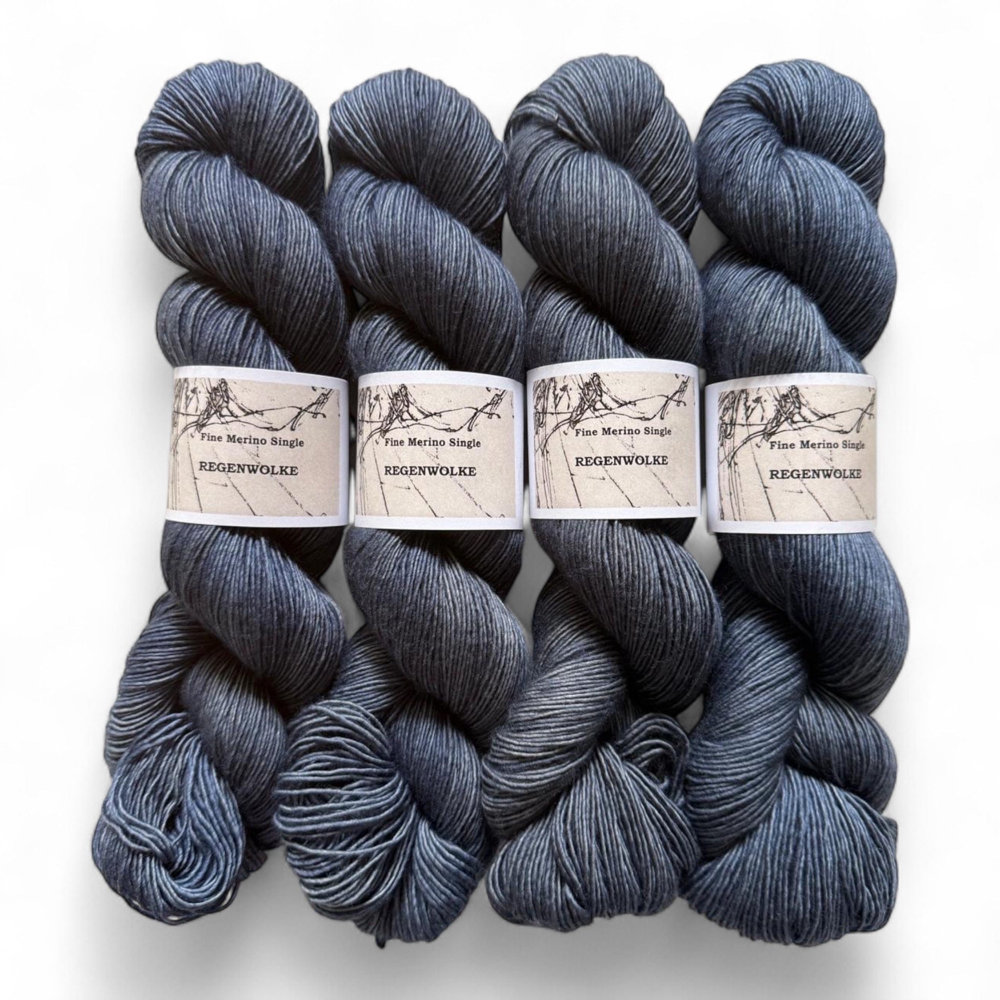 Atelier Franziska Uhl Atelier Franziska Uhl Merino Singles Regenwolke