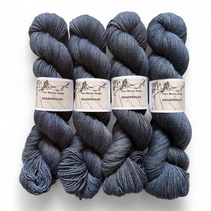Atelier Franziska Uhl Atelier Franziska Uhl Merino Singles Regenwolke