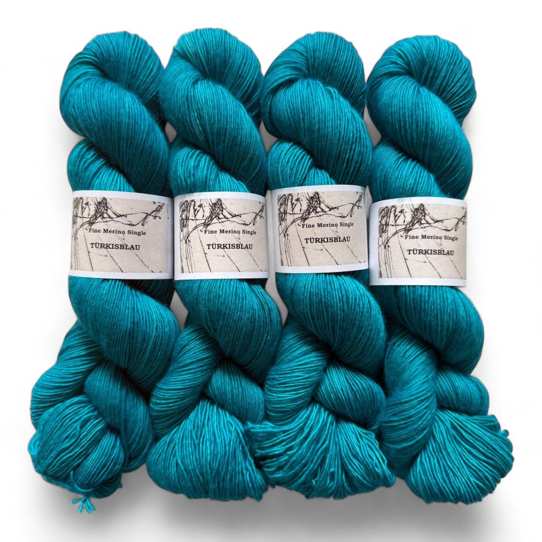 Atelier Franziska Uhl Atelier Franziska Uhl Merino Singles Türkisblau