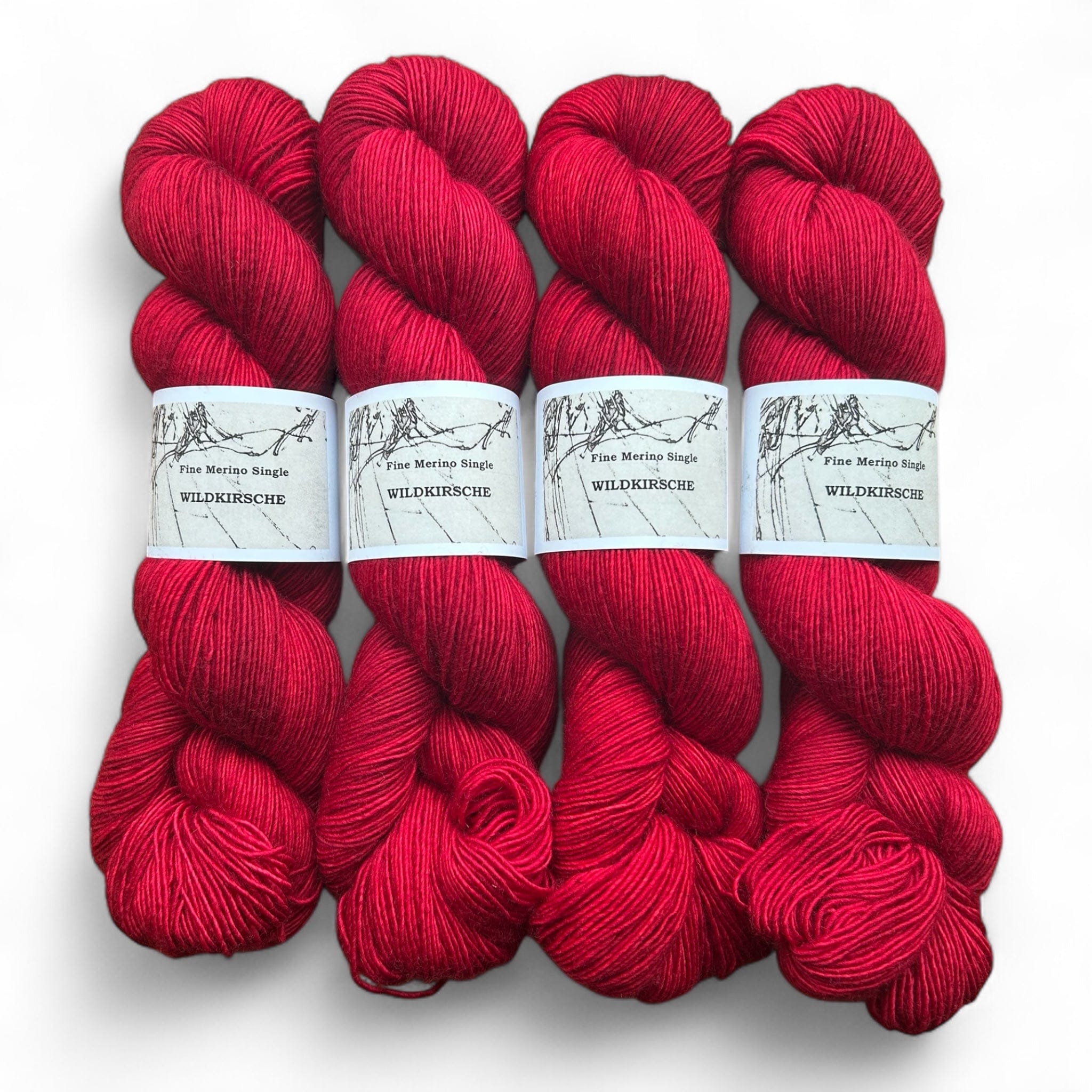 Atelier Franziska Uhl Atelier Franziska Uhl Merino Singles Wildkirsche