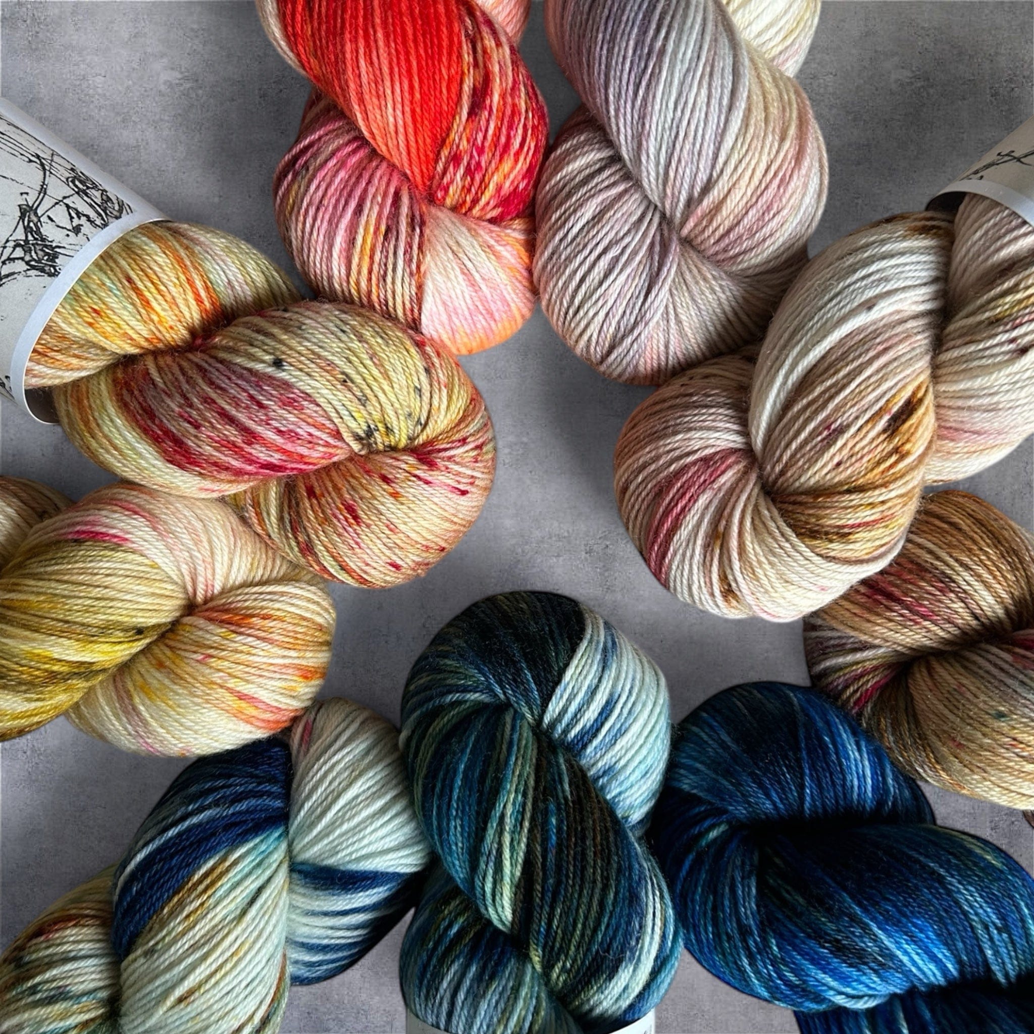 Atelier Franziska Uhl SOMMER IN DER BRETAGNE - Atelier Franziska Uhl Fine Merino Sock SOLISTEN KITS