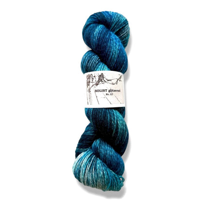 Atelier Franziska Uhl Handgefärbte Sockenwolle - BONIFAKTUR - Glitter Therapy 12 - Atelier Franziska Uhl Handgefärbte Sockenwolle