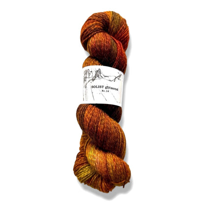 Atelier Franziska Uhl Handgefärbte Sockenwolle - BONIFAKTUR - Glitter Therapy 14 - Atelier Franziska Uhl Handgefärbte Sockenwolle