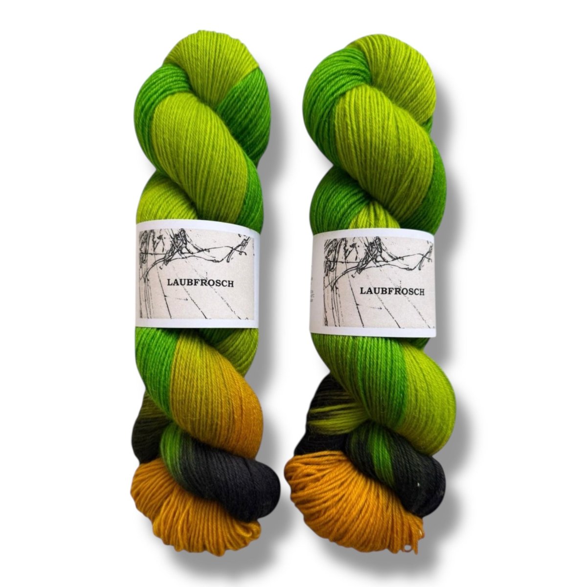 Atelier Franziska Uhl HANDGEFÄRBTE SOCKENWOLLE - TRUE SOCK - BONIFAKTUR - Laubfrosch - Atelier Franziska Uhl HANDGEFÄRBTE SOCKENWOLLE - TRUE SOCK