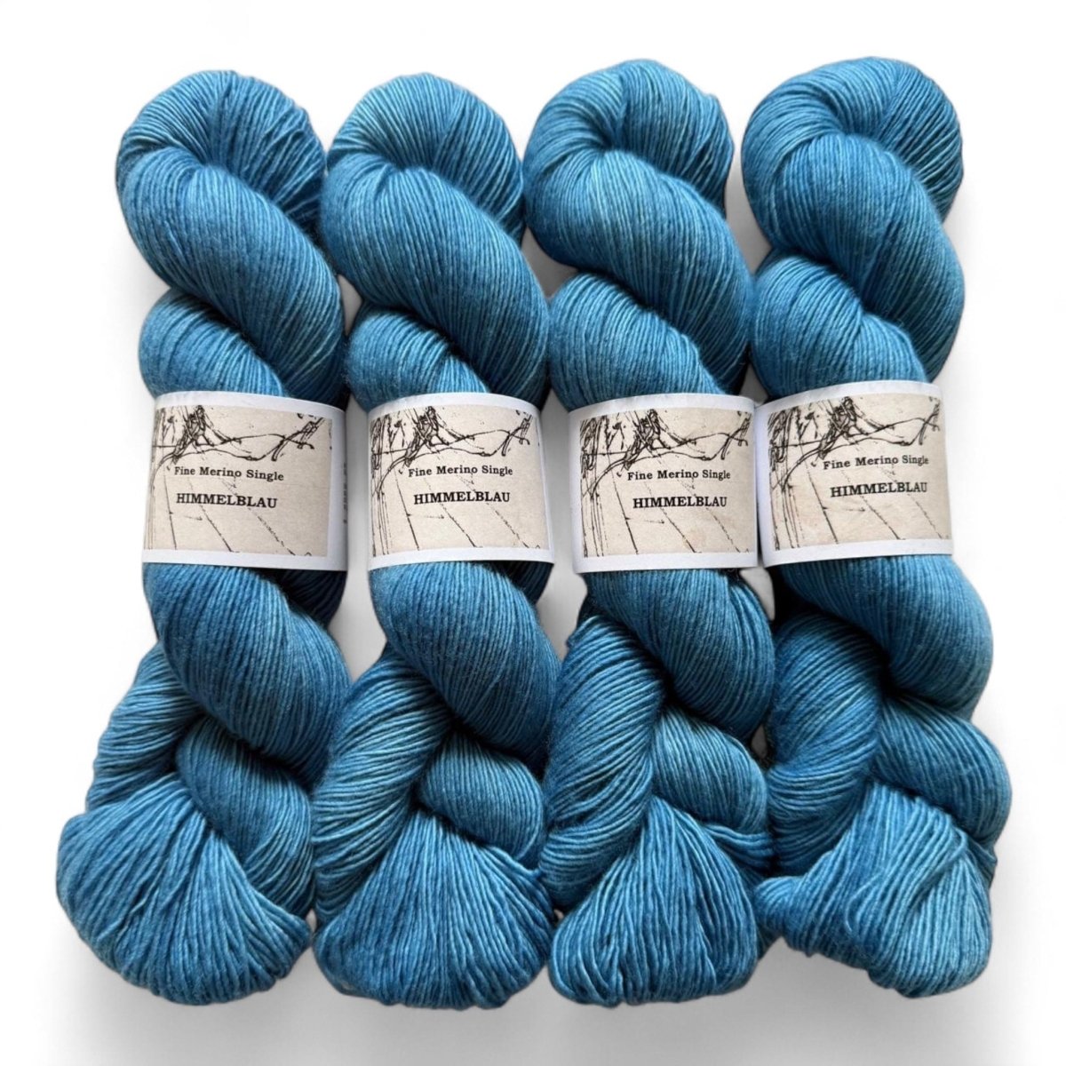 Atelier Franziska Uhl Merino Singles - BONIFAKTUR - Himmelblau - Atelier Franziska Uhl Atelier Franziska Uhl Merino Singles Himmelblau