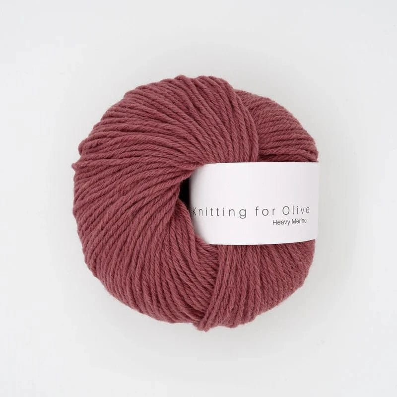 Knitting for Olive Heavy Merino - BONIFAKTUR - Plum Rose -  Knitting for Olive Heavy Merino Plum Rose