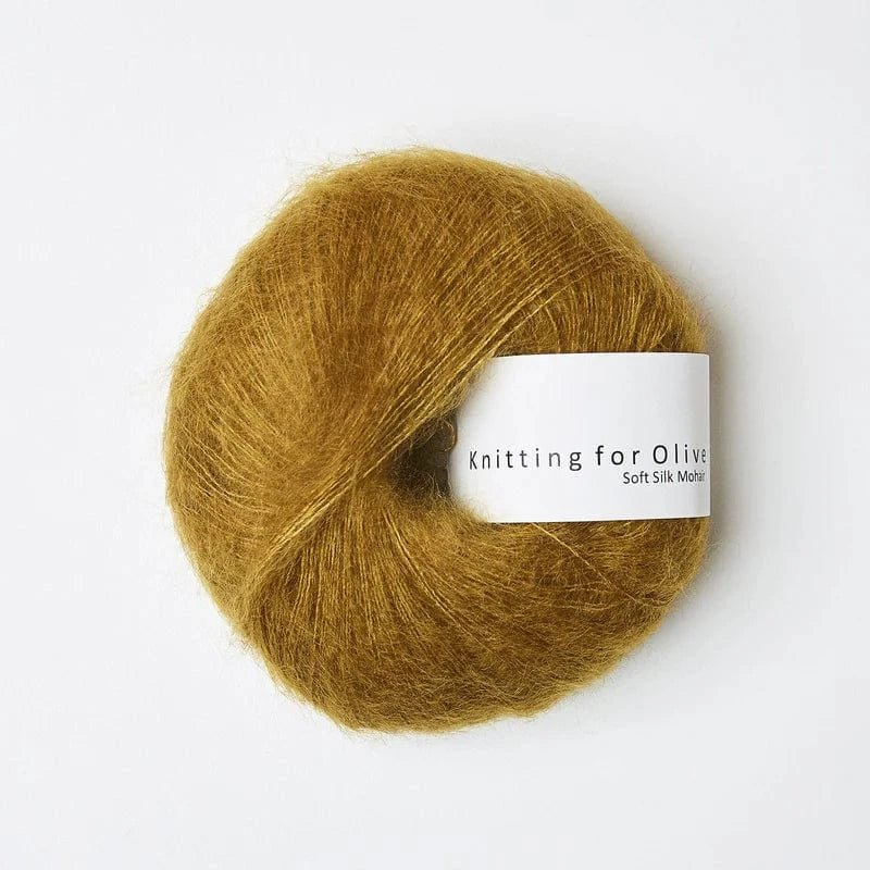 Knitting for Olive Soft Silk Mohair - BONIFAKTUR - Dark Mustard - Knitting for Olive Knitting for Olive Soft Silk Mohair Dark Mustard