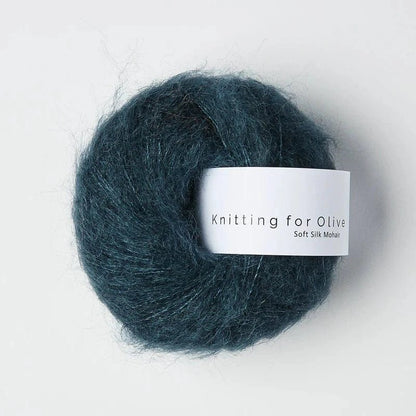 Knitting for Olive Soft Silk Mohair - BONIFAKTUR - Deep Petroleum Blue - Knitting for Olive Soft Silk Mohair