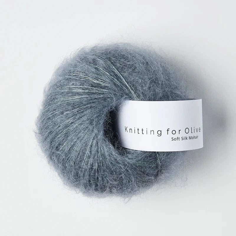 Knitting for Olive Soft Silk Mohair - BONIFAKTUR - Dusty Petroleum Blue - Knitting for Olive Soft Silk Mohair