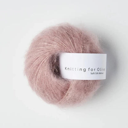 Knitting for Olive Soft Silk Mohair - BONIFAKTUR - Dusty Rose - Knitting for Olive Soft Silk Mohair