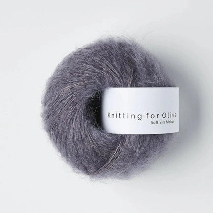 Knitting for Olive Soft Silk Mohair - BONIFAKTUR - Dusty Violet - Knitting for Olive Soft Silk Mohair