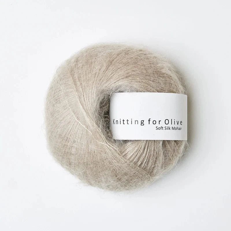 Knitting for Olive Soft Silk Mohair - BONIFAKTUR - Oatmeal - Knitting for Olive Knitting for Olive Soft Silk Mohair Oatmeal