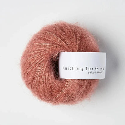 Knitting for Olive Soft Silk Mohair - BONIFAKTUR - Plum Rose - Knitting for Olive Soft Silk Mohair