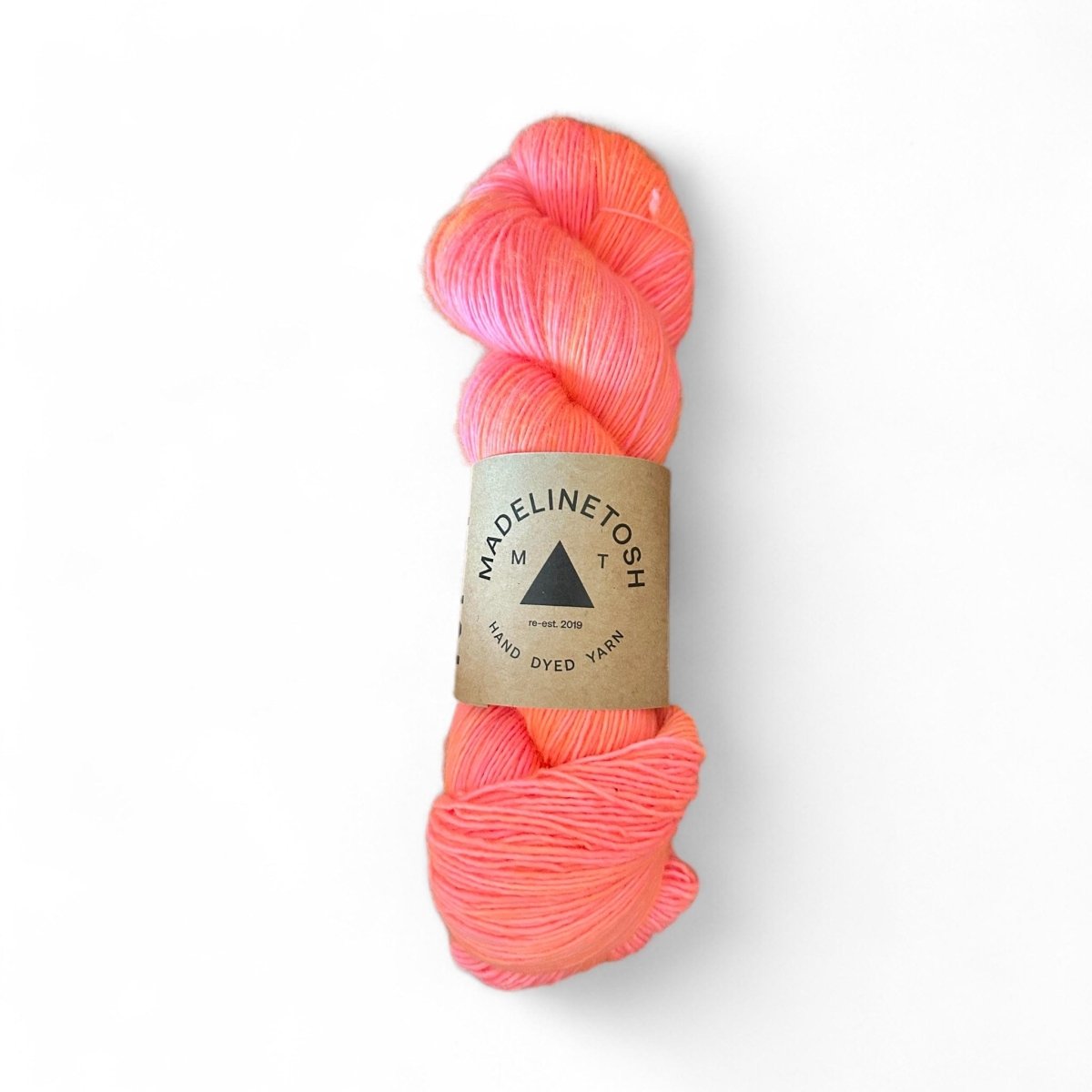 Madelinetosh Tosh Merino Light - BONIFAKTUR - Neon Peach - Madelinetosh Tosh Merino Light